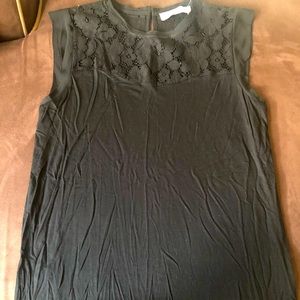 LOFT black sleeveless blouse!